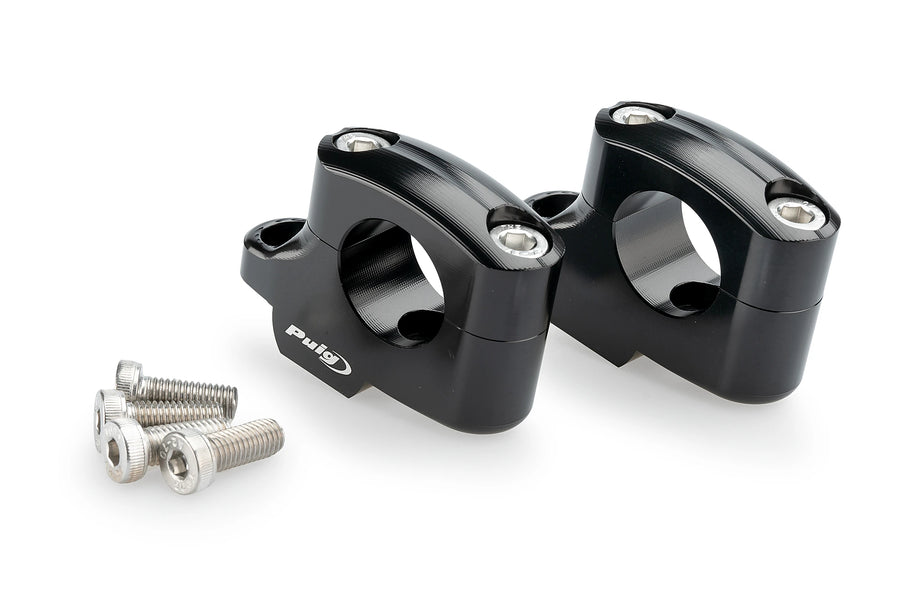 BMW R 12 NINET [2025] - Rehausses de guidon rétractables | Noir | PUIG22038N