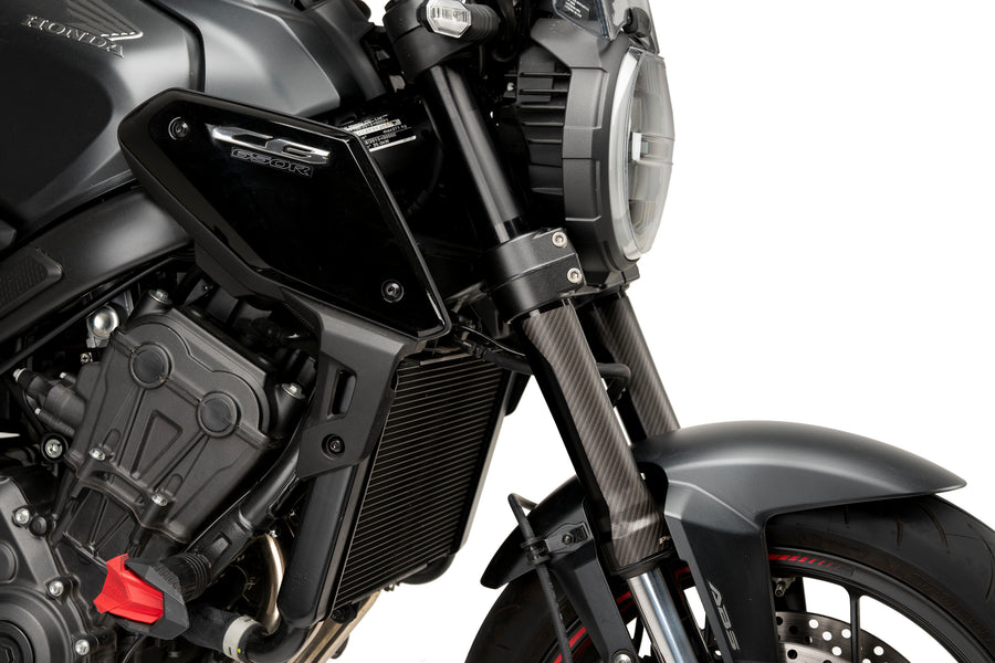 KTM RC 390 [2025] – Gabelschutzkit Aufkleber – Carbon look
