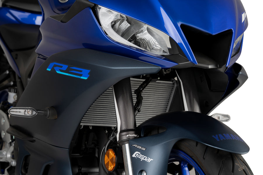 KTM RC 390 [2025] – Autocollant kit protection fourche – Noir