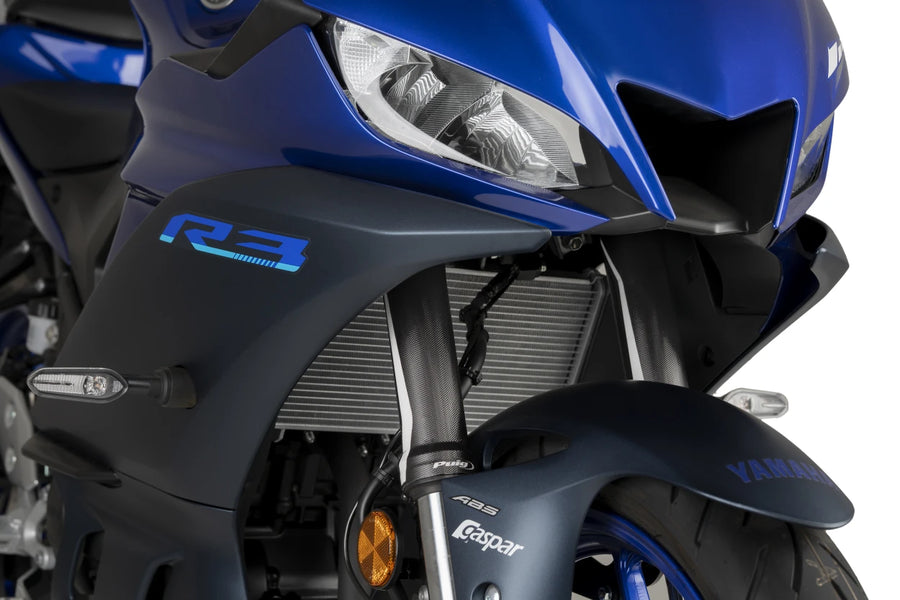 KTM RC 390 [2025] – Autocollant kit protection fourche – Noir