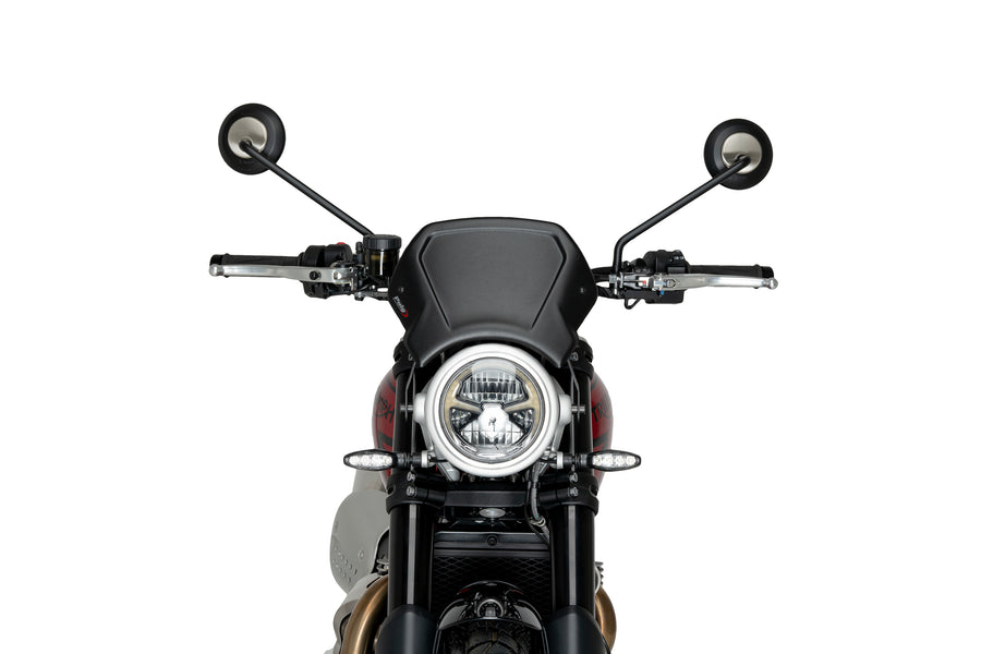 TRIUMPH SCRAMBLER 1200X [2025] – ALU Frontplatte – Silber