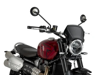 TRIUMPH SCRAMBLER 1200X [2025] – ABS front panel – carbon look