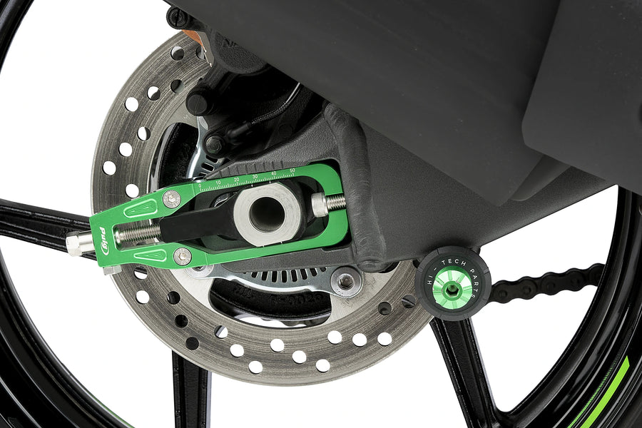 KAWASAKI ZX-6R NINJA [2025] - Kettenspanner | Grün | PUIG 22232V