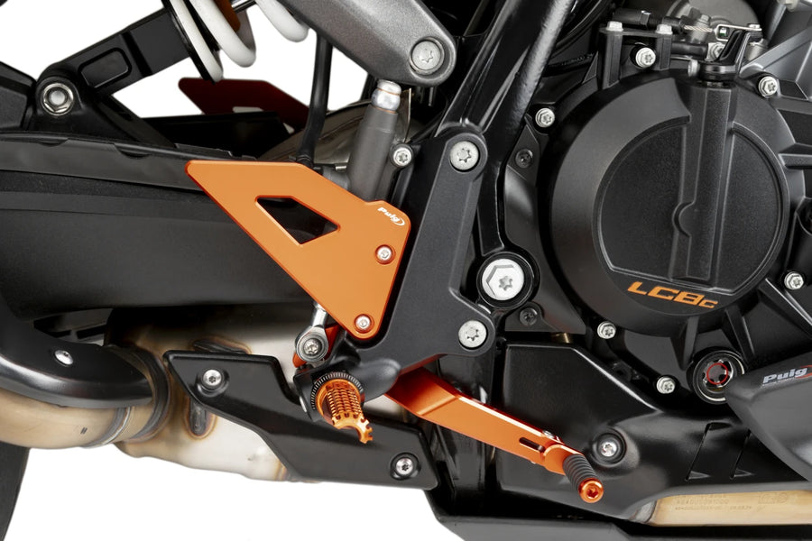 KTM 990 DUKE R [2025] – Plaques de talon – Noir
