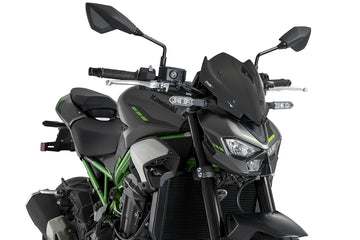 KAWASAKI Z 900 SE [2025] - Pare-brise sport nouvelle génération | Aspect carbone | PUIG22439C