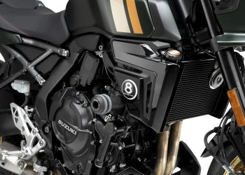 SUZUKI GSX-8TT [2025] – Adaptateur repose-pieds coussinet en caoutchouc “Rider” – Noir