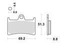 YAMAHA TDM 900 [2002-2014] - Dual Sinter brake pads