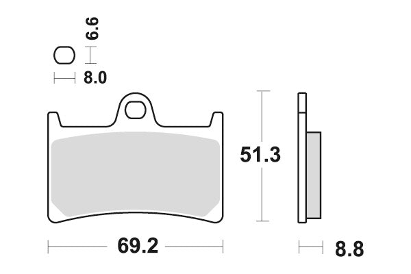 YAMAHA FZ 1 N [2006-2015] - Plaquettes de frein Dual Sinter