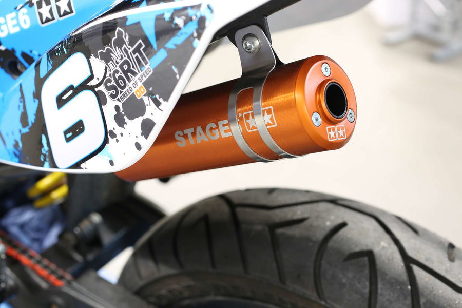 Derbi Senda R X-Treme Enduro '05 - '10 50 2T D50B0 - Pot d'échappement 70cc CNC orange