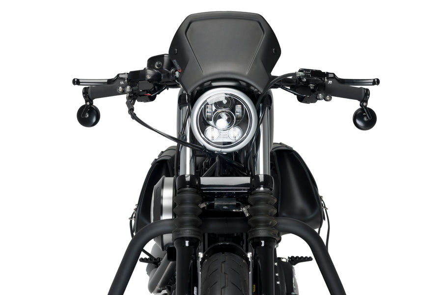 HARLEY DAVIDSON SPORTSTER 883 IRON XL 883 N [2012] – ALU Frontplatte – Schwarz