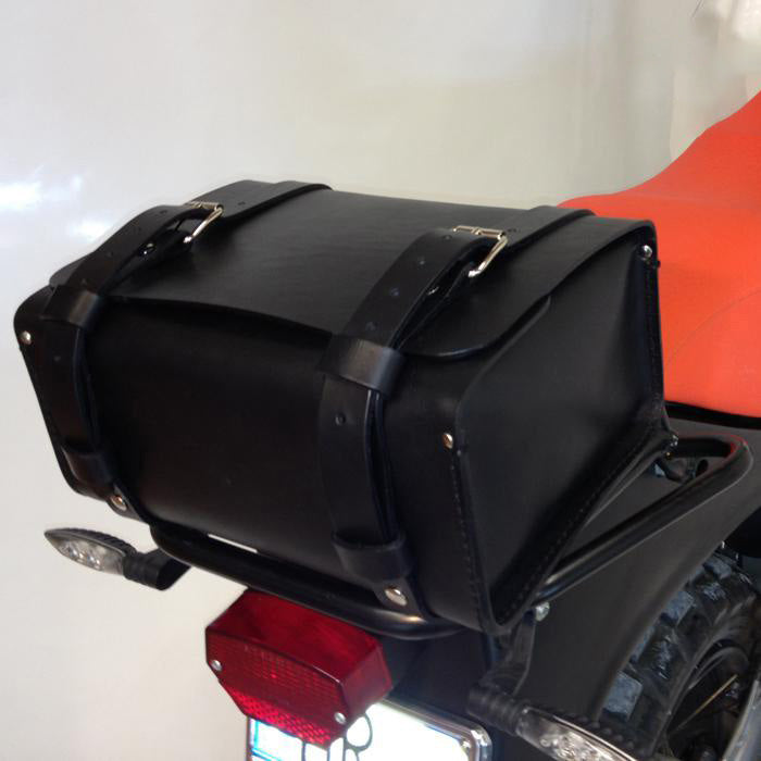 BMW R 1150 GS [1999-2004] - poche arrière en cuir fleur