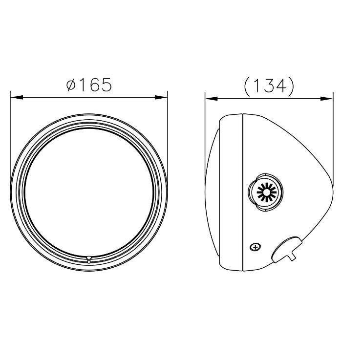 BMW R nineT – LED headlight Horizon 5¾ inches