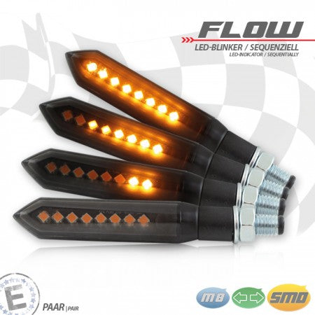 KTM Duke 690 – FLOW Lauflicht-LED-Blinkerpaar