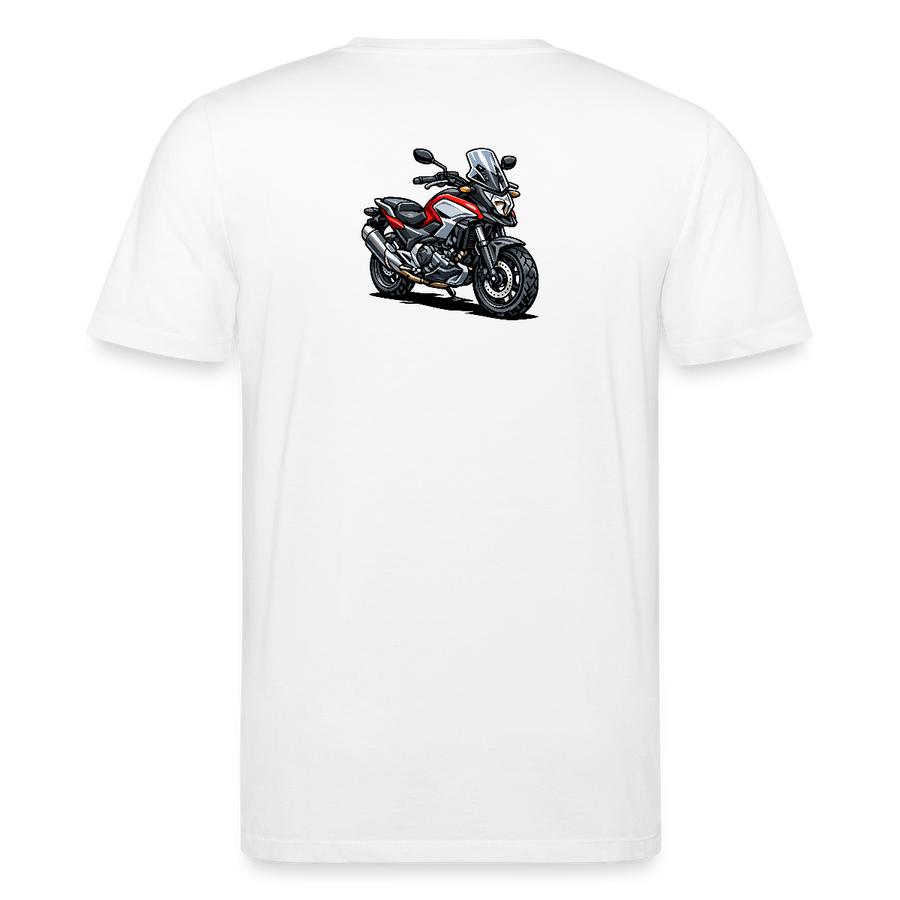 Honda nc 700 [T-Shirt] - Karikatur - Rücken Print