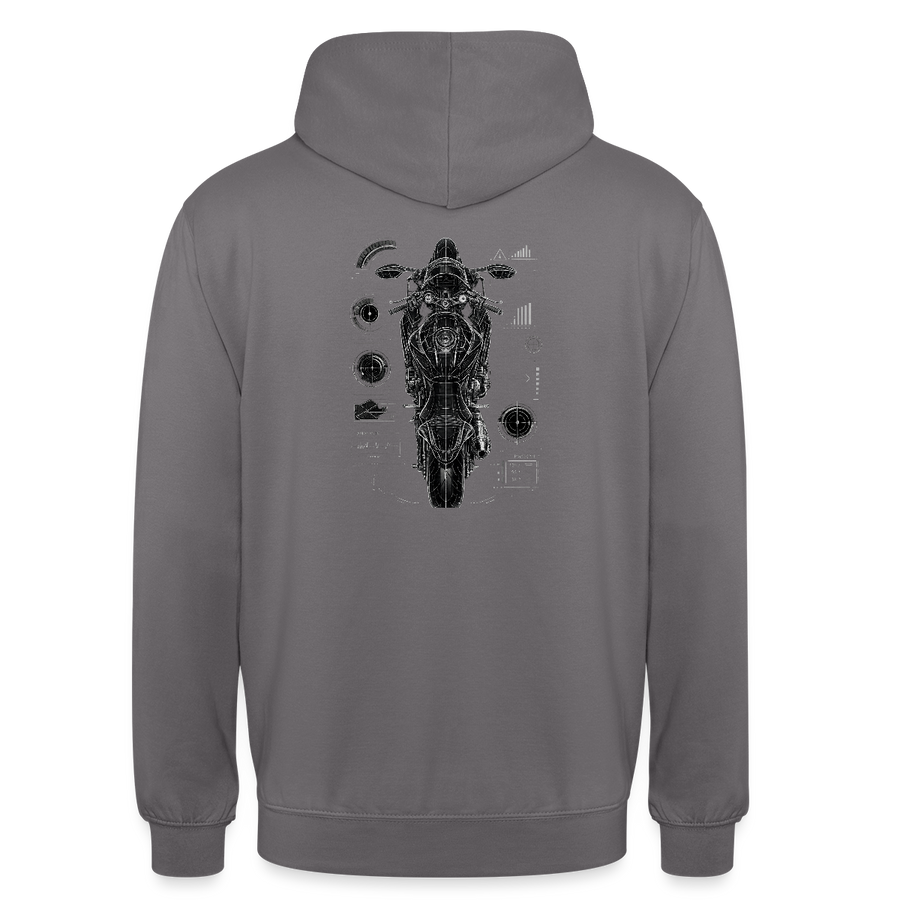 Suzuki gsx-r 600 [Hoodie] - Top-Down Tech - Back Print