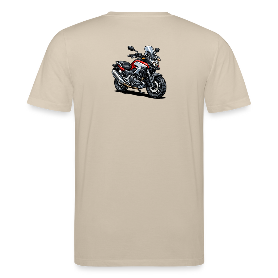 Honda nc 700 [T-Shirt] - Karikatur - Rücken Print