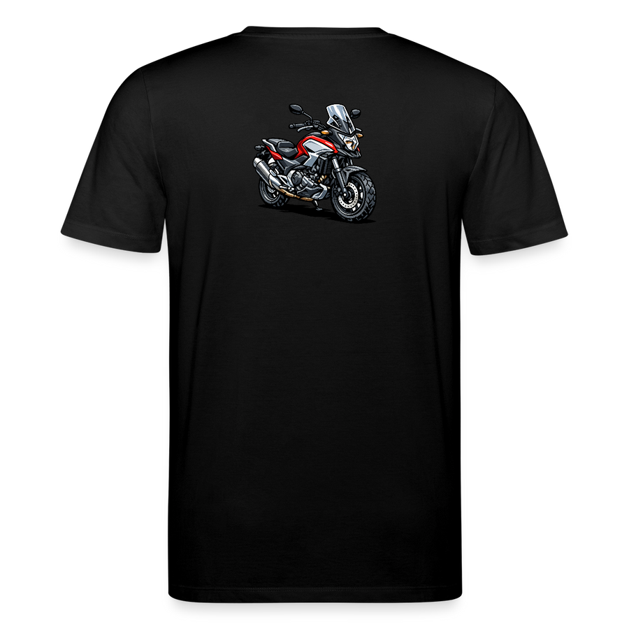Honda nc 700 [T-Shirt] - Karikatur - Rücken Print