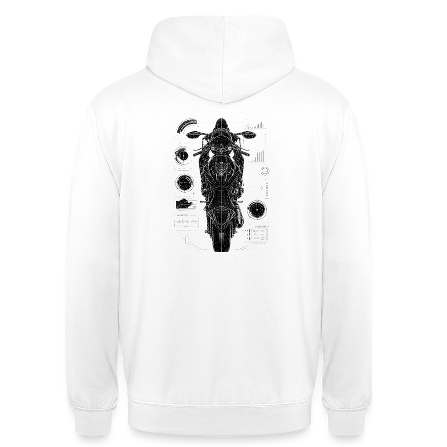 Suzuki gsx-r 600 [Hoodie] - Top-Down Tech - Back Print