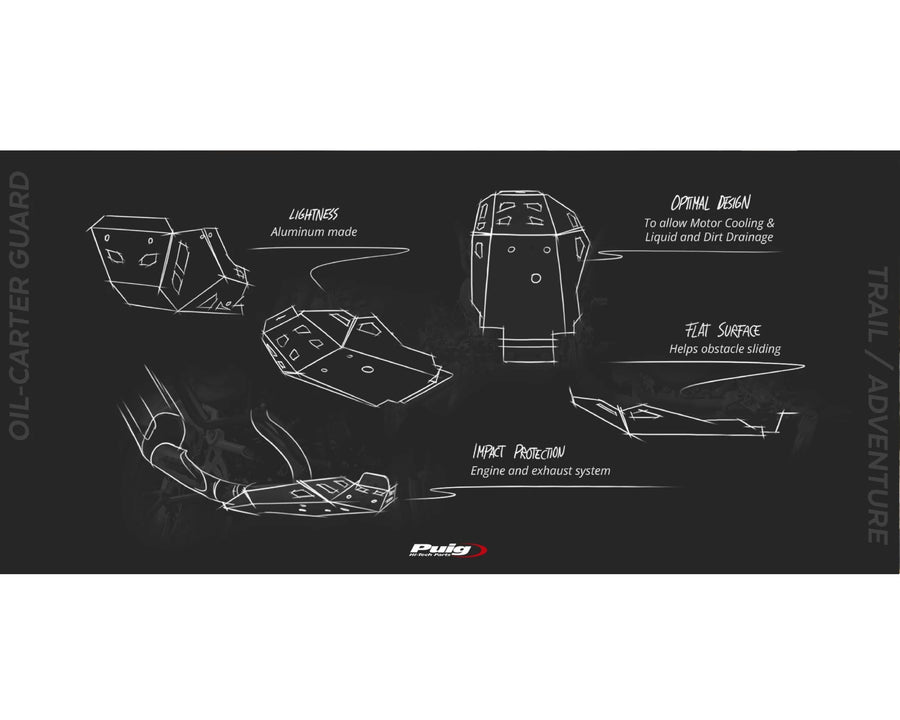 BENELLI TRK 702 [2025] – Motor Schutz – Schwarz