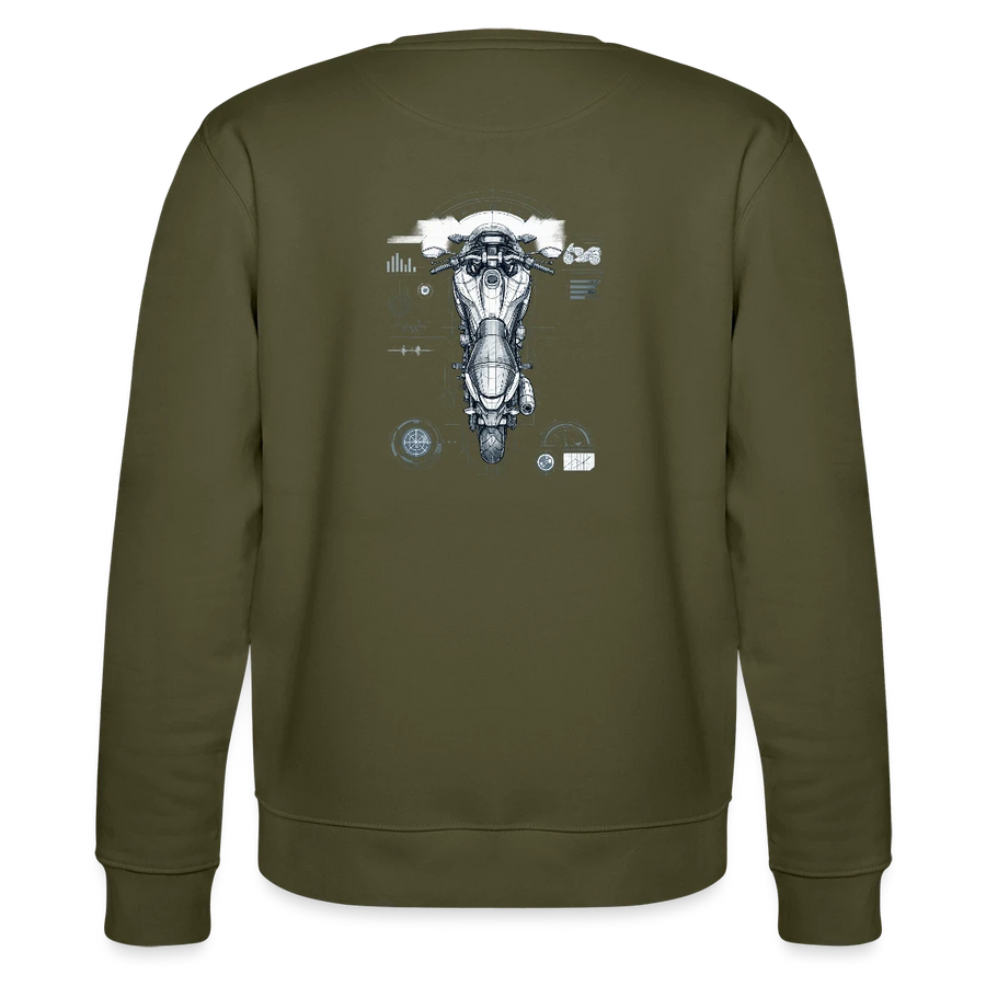 Honda nc 700 [Sweatshirt] - Top-Down Tech - Back Print