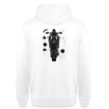 Suzuki gsx-r 600 [Hoodie] - Top-Down Tech - Back Print