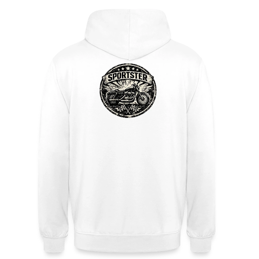 Harley Davidson Sportster [Hoodie] - Badge Grunge - Impression au dos