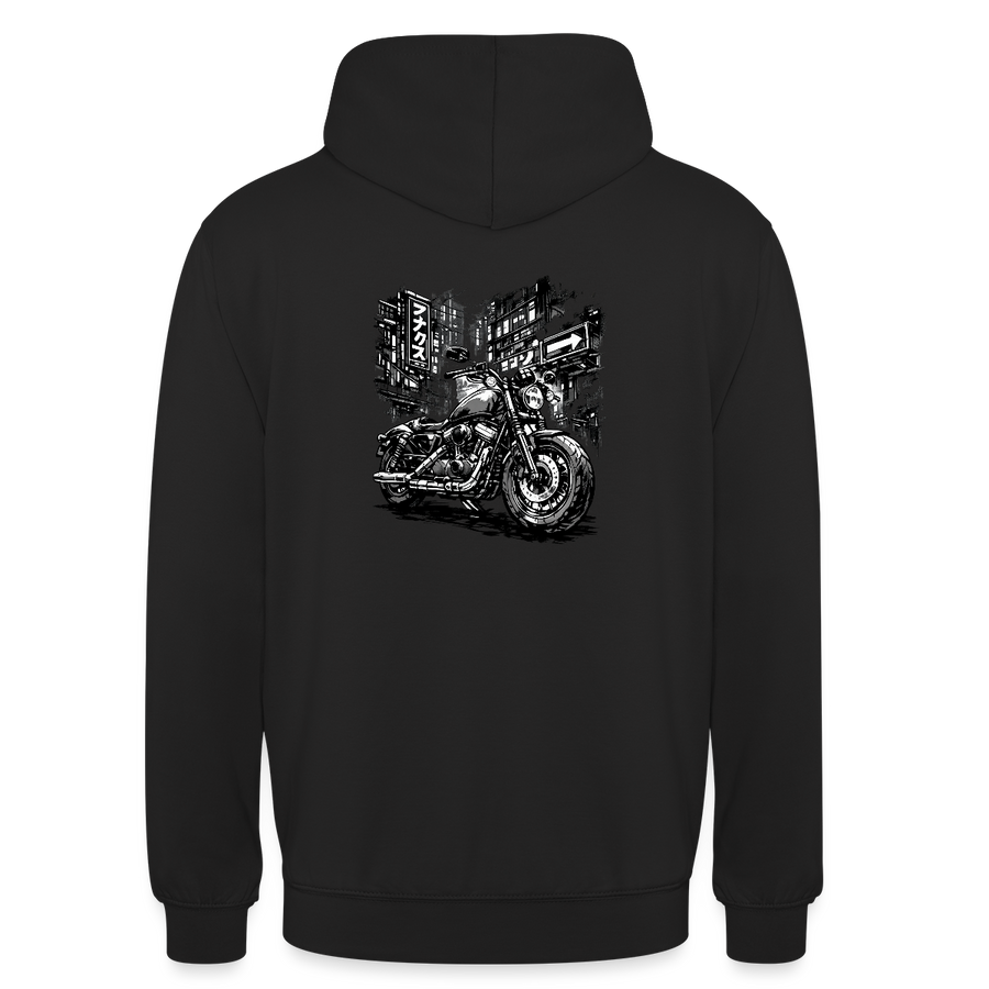 Harley Davidson Sportster [Hoodie] - Manga Neon City - impression au dos