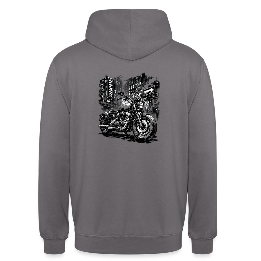 Harley Davidson Sportster [Hoodie] - Manga Neon City - impression au dos