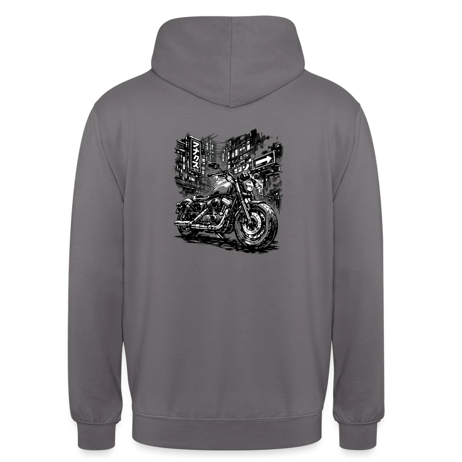 Harley Davidson Sportster [Hoodie] - Manga Neon City - impression au dos