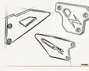 KAWASAKI ZX-6R NINJA [2025] – Plaques de talon – Noir-5