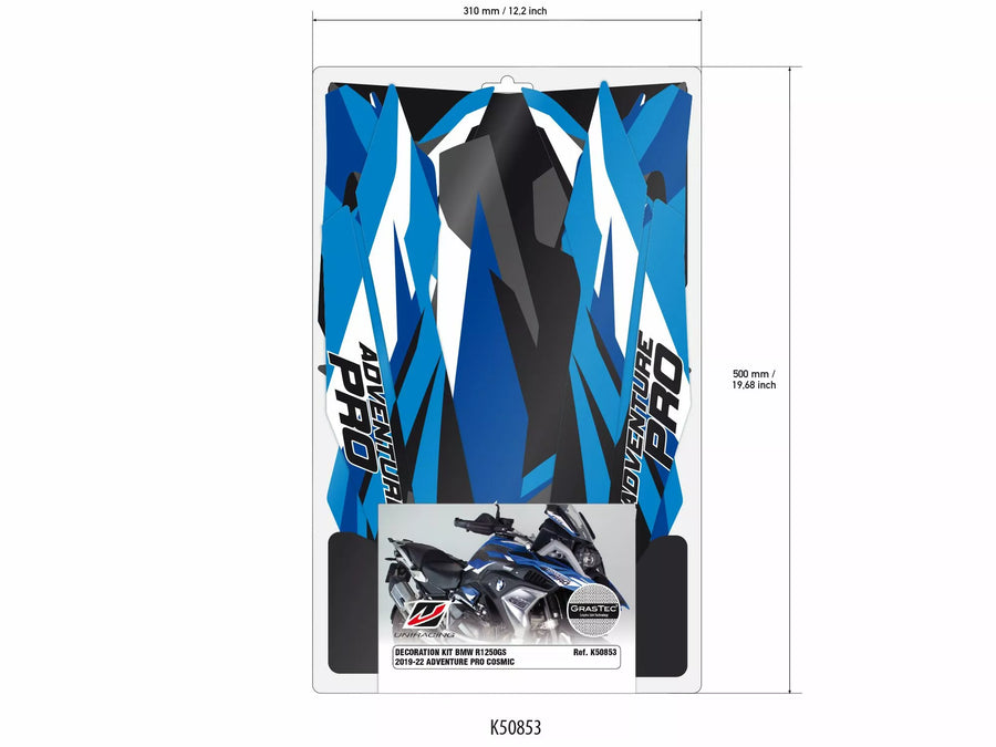 BMW R 1200 R [UNRACACE] - Ensemble d'autocollants