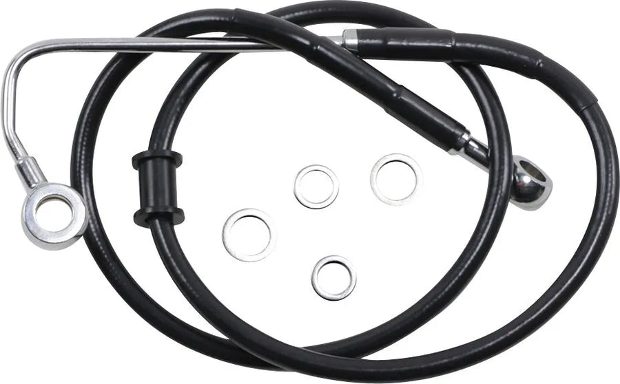 harley davidson flstc [DRAG SPECIALTIES] - Extended stainless steel brake line