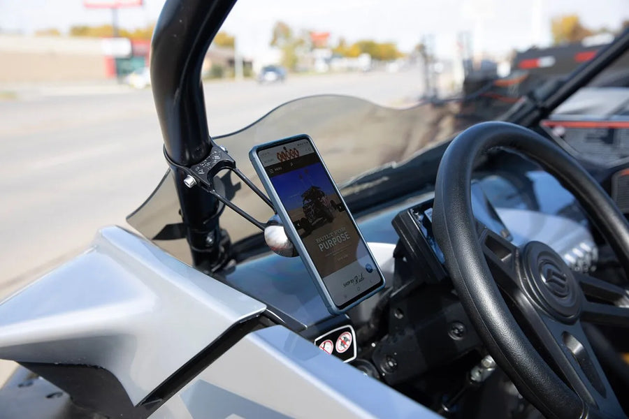 cf moto 800 [KLOCK WERKS] – Support téléphone portable Roll Cage