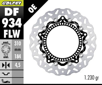 Triumph Tiger Sport 660 ABS [2022-2026] - Disque de frein ondulé flottant - photo 1
