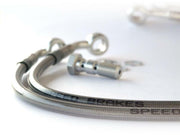 Default Title Kawasaki VN -15 [Tecnium] - Aviation brake hose stainless steel/black connection