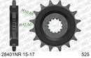 Suzuki GSX-S 1000 ABS [2015-2026] - Kettenkit 525 XHR4 - 17/44-116 - Standard Kettenrad Stahl