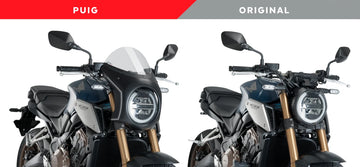 HONDA CB 650 R NEO SPORTS CAFE [2023] – Bulle de carénage rétro – Transparent - 0