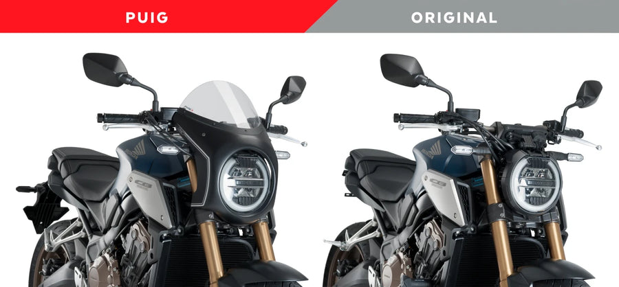 HONDA CB 650 R NEO SPORTS CAFE [2023] – Retro-Verkleidungscheibe – Schwarz