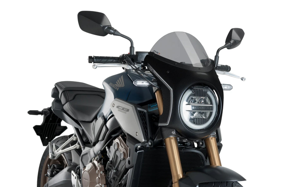 HONDA CB 650 R NEO SPORTS CAFE [2023] – Retro-Verkleidungscheibe – Schwarz