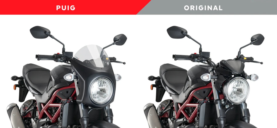 SUZUKI SV 650 [2025] – Retro windshield – heavily tinted