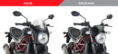 SUZUKI SV 650 [2025] – Retro Fairing Screen – Black-1