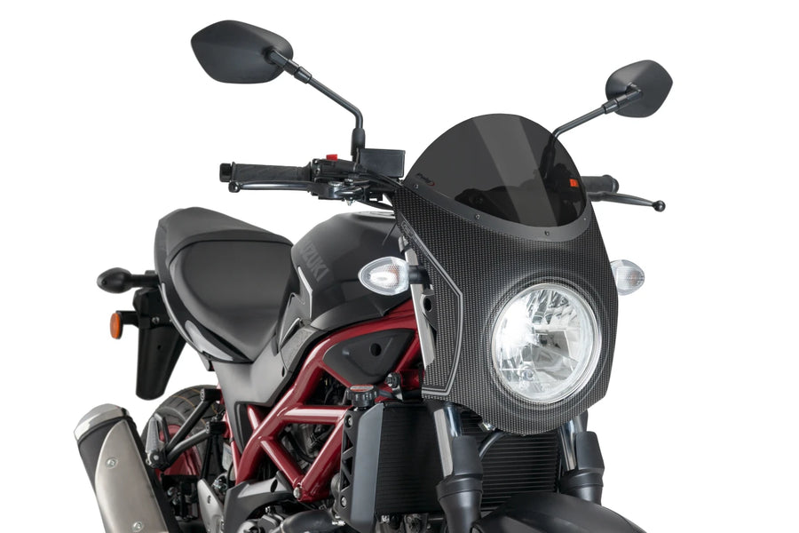 SUZUKI SV 650 [2025] – Retro windshield – heavily tinted