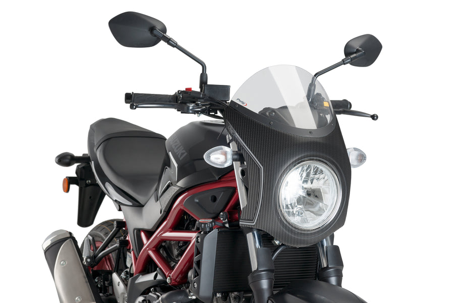 SUZUKI SV 650 [2025] – Retro windshield – heavily tinted