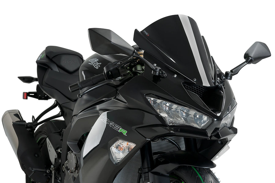 KAWASAKI ZX-6R NINJA [2018] - Z-Racing-Scheibe | Schwarz | PUIG 3177N