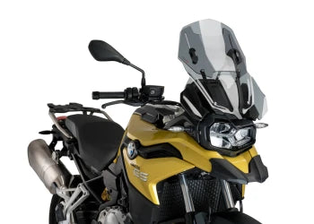 BMW F 800 GS [2025] – bulle touring – gros plan transparent