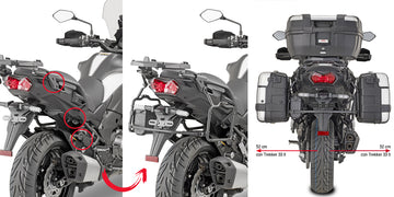 KAWASAKI KLZ 1000 VERSYS [2019-2024] - Schnellverschluss-Seitenkofferhalterung