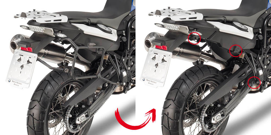 BMW F 800 GS [2008-2017] - Schnellverschluss-Seitenkofferhalter