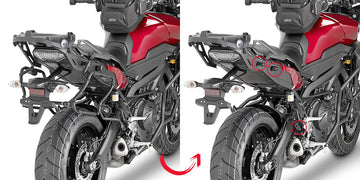 YAMAHA MT 09 TRACER [2015-2017] - Support de valise latérale à dégagement rapide