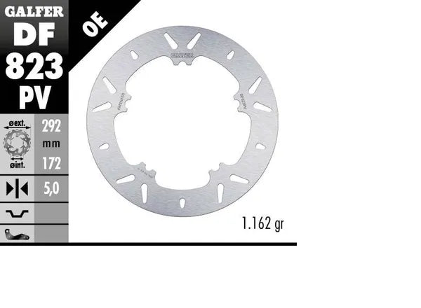 Harley-Davidson Vrscb 1130 V Rod [2004-2005] - Disque de frein fixe rond – photo 6