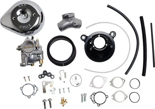 Harley-Davidson FXSTS 1450 Softail Springer [2004-2005] - Super E Vergaser mit Stealth Luftfilter-Kit – Bild 3